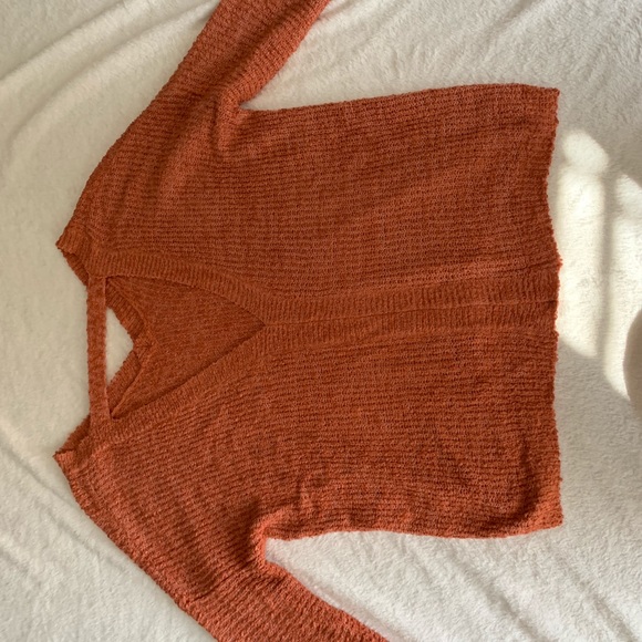 Open back coral forever 21 sweater - Picture 7 of 8